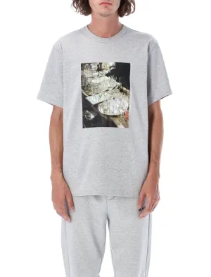 Helmut Lang Vienna Graphic Printed Crewneck T-Shirt