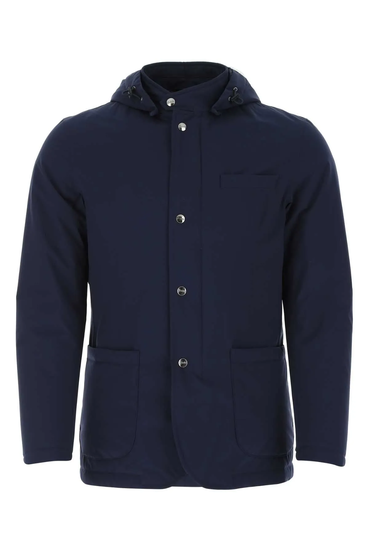 Herno Buttoned Hooded Jacket