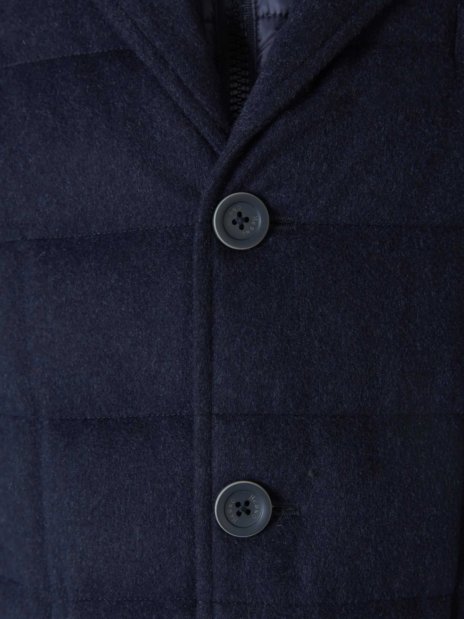 Herno High-Neck Buttoned Jacket