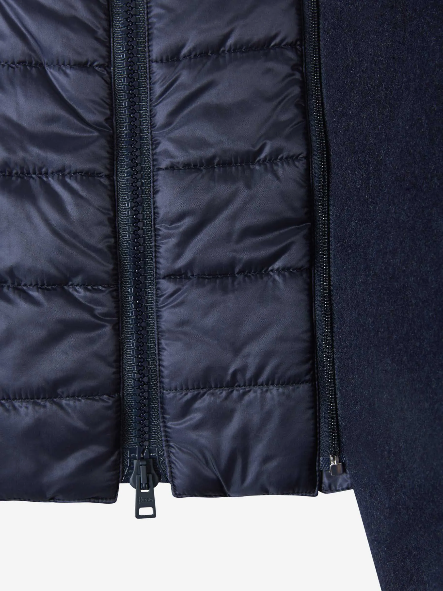 Herno High-Neck Buttoned Jacket