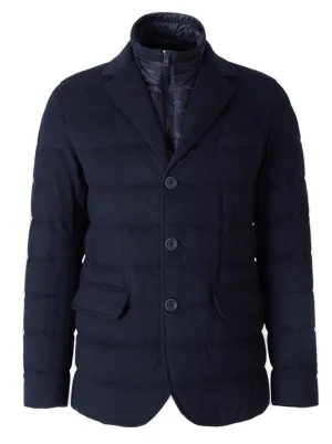 Herno High-Neck Buttoned Jacket