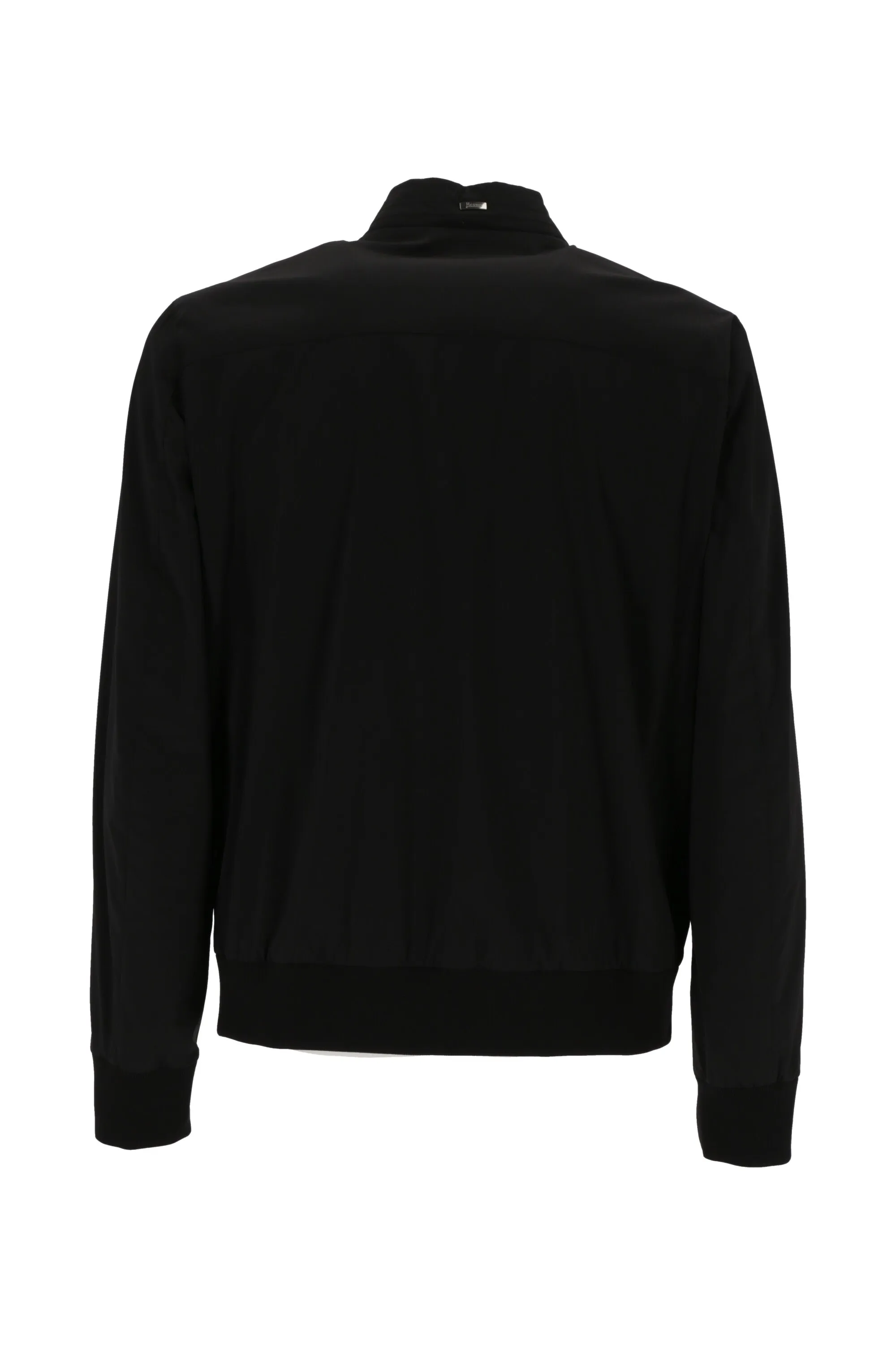 Herno Ribbed Detailed Zipped Bomber Jacket