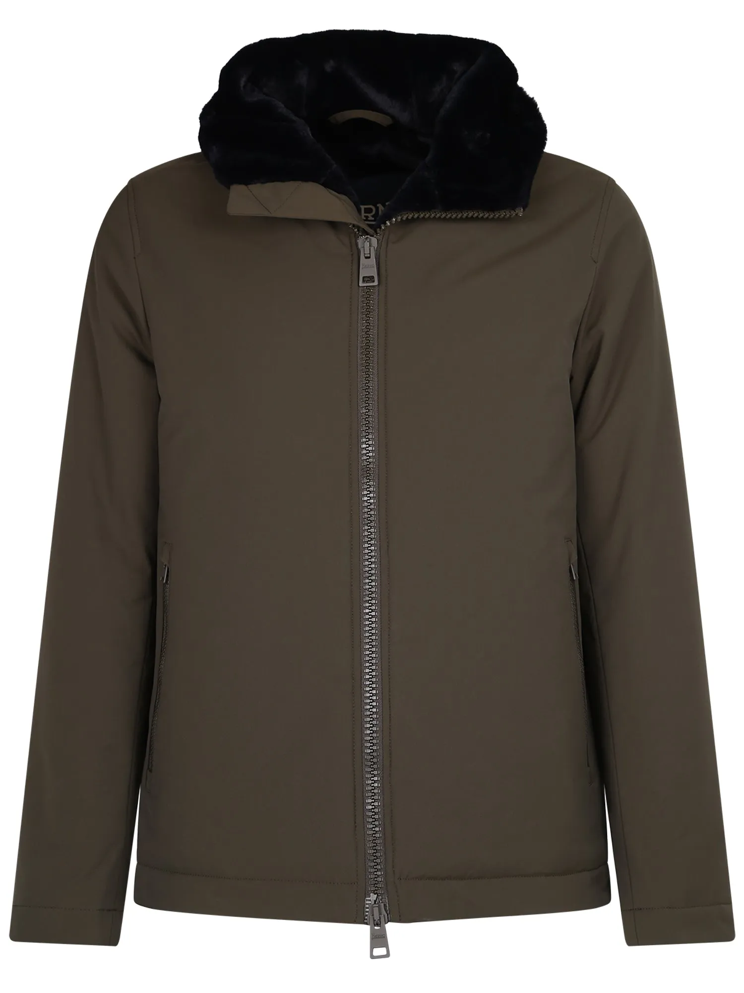 Herno Zip-Up Hooded Jacket
