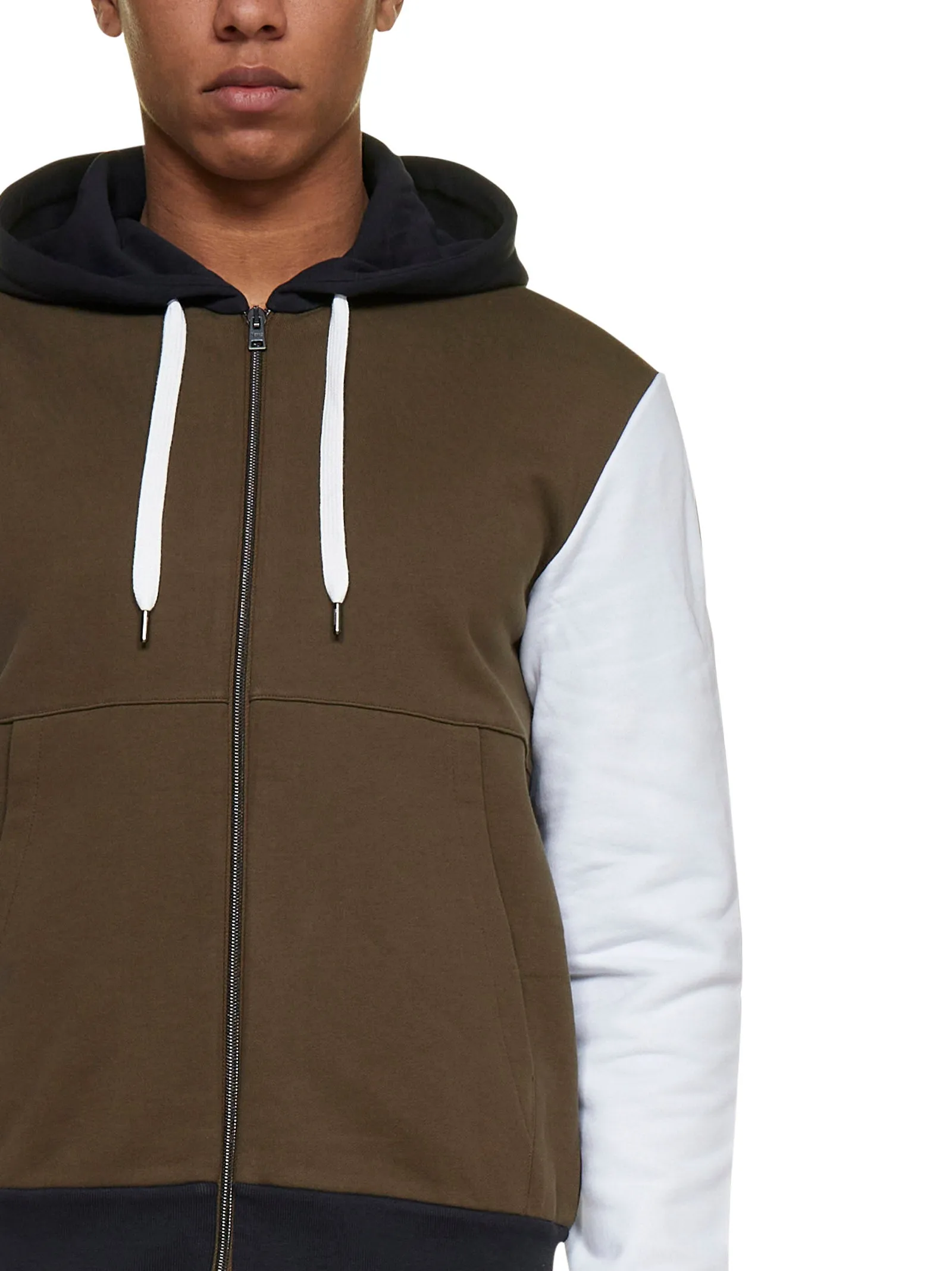 Herno Zip-Up Panelled Bomber Jacket