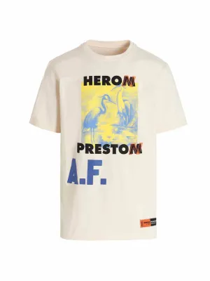 Heron Preston Graphic Printed Crewneck T-Shirt