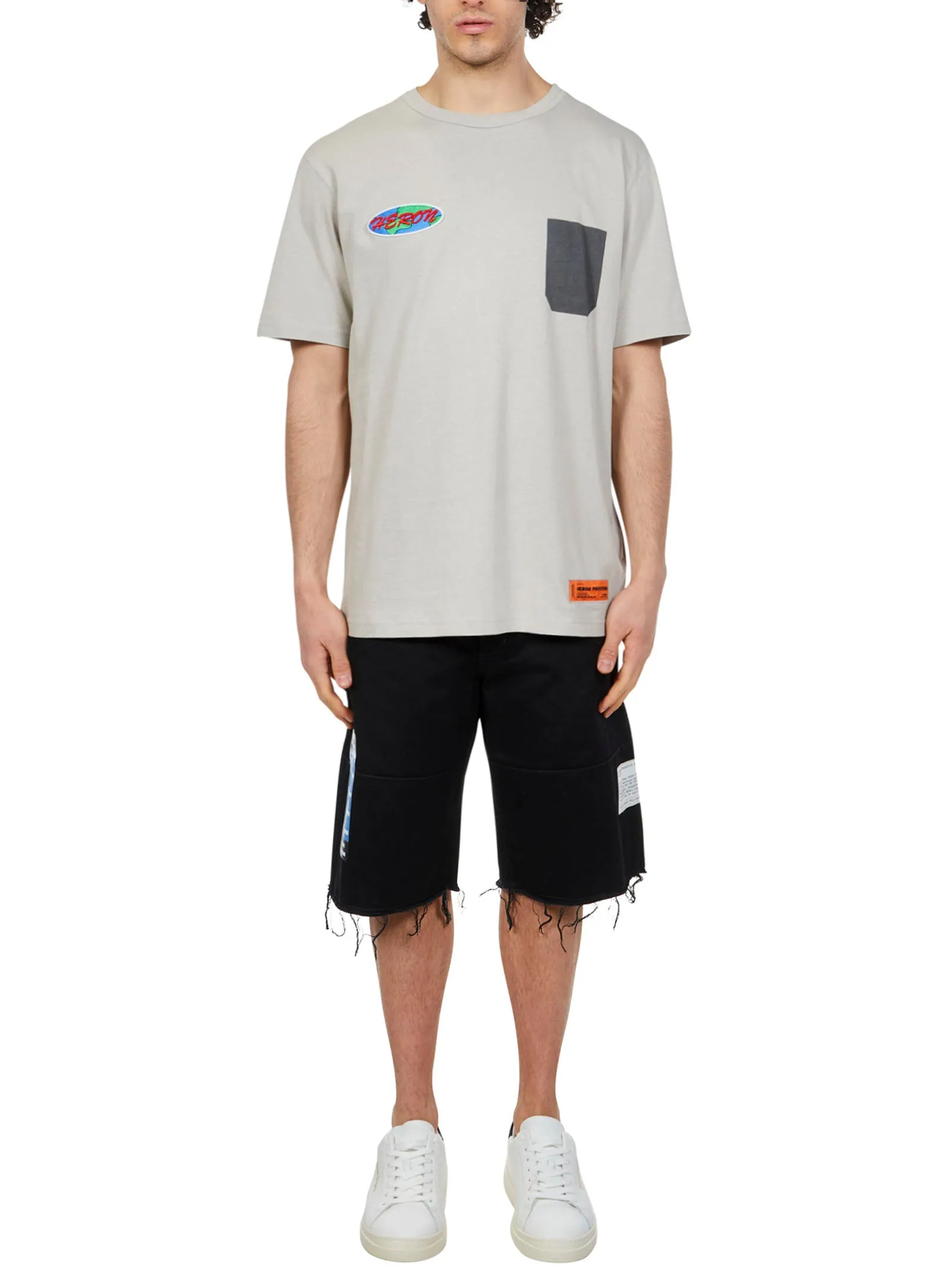 Heron Preston Logo Patch Crewneck T-Shirt