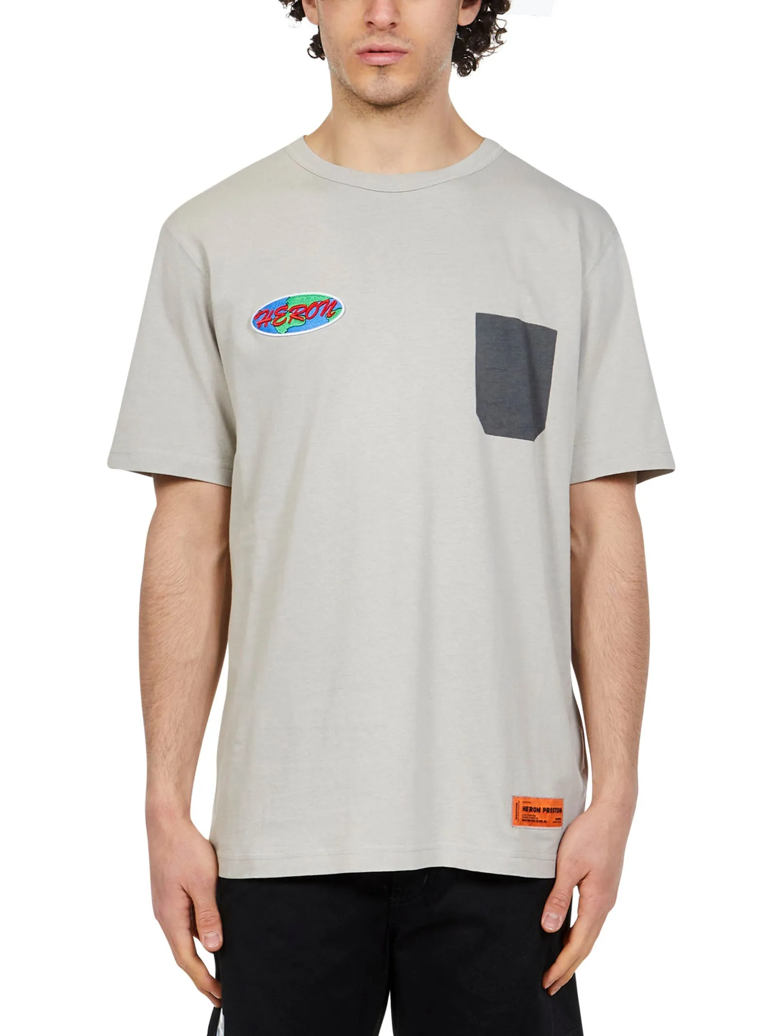 Heron Preston Logo Patch Crewneck T-Shirt