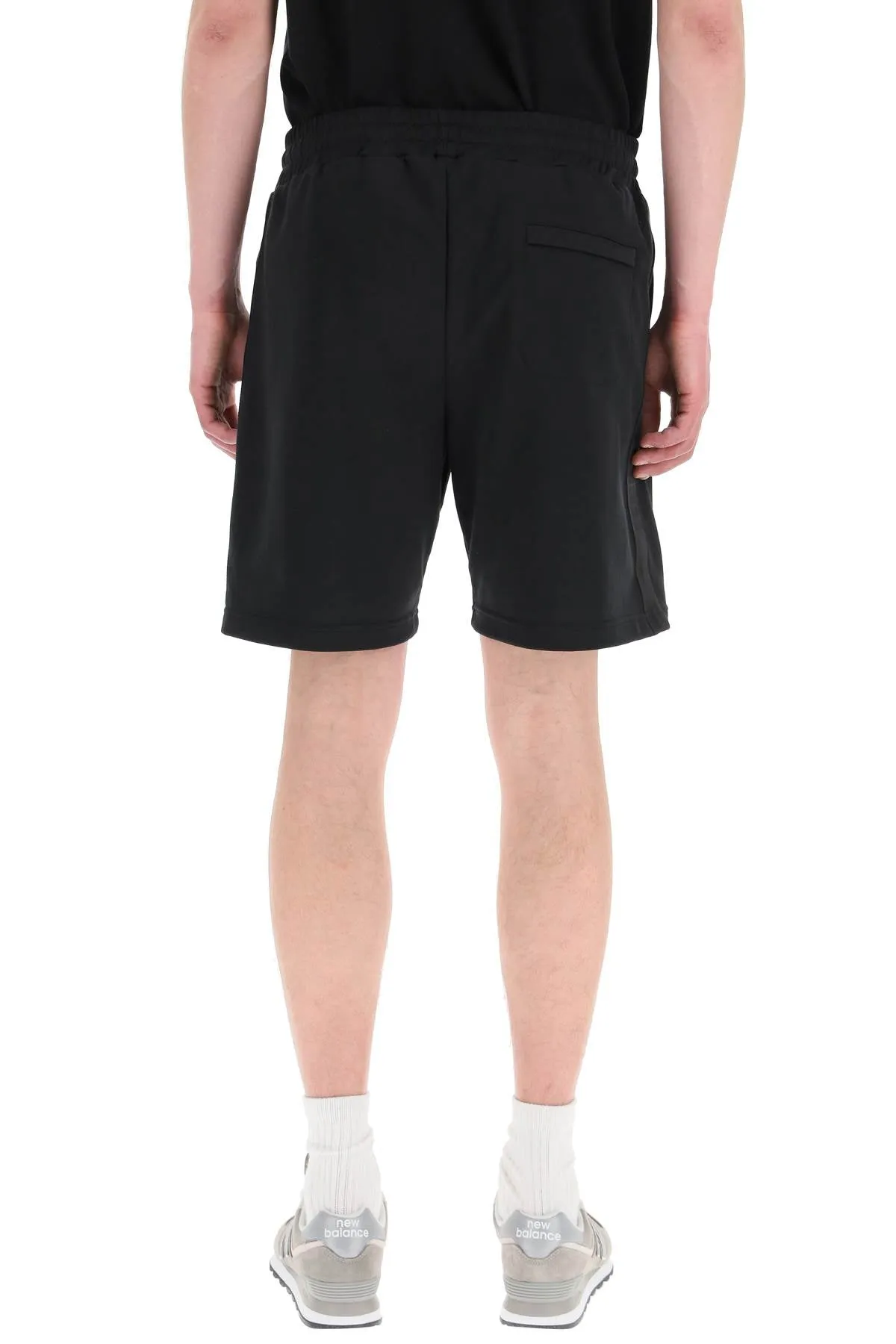 Heron Preston Logo Patch High Waist Track Shorts
