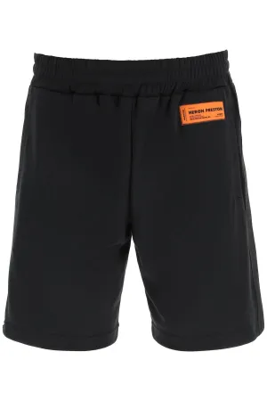 Heron Preston Logo Patch High Waist Track Shorts