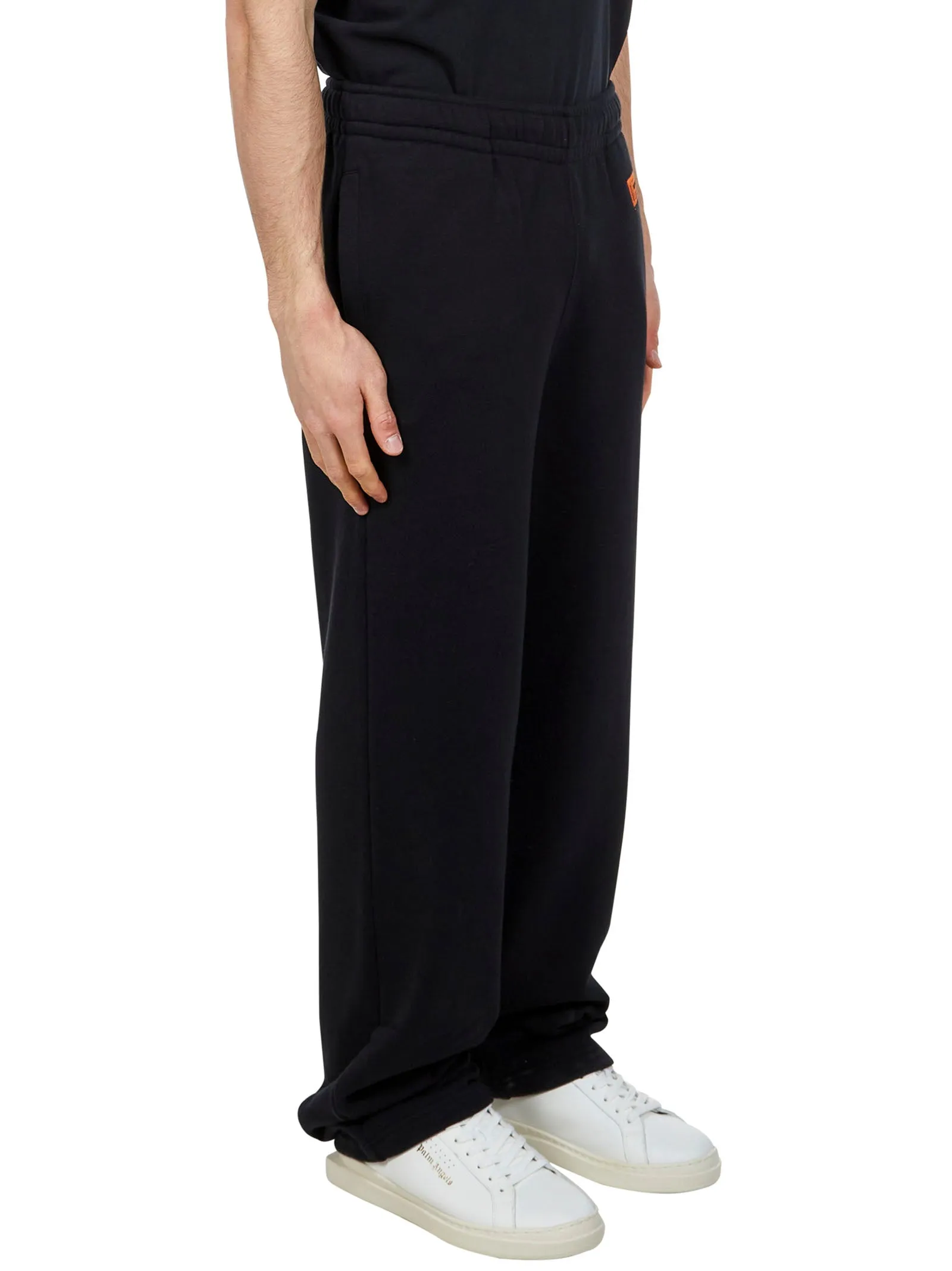 Heron Preston Logo Patch Wide Leg Trousers