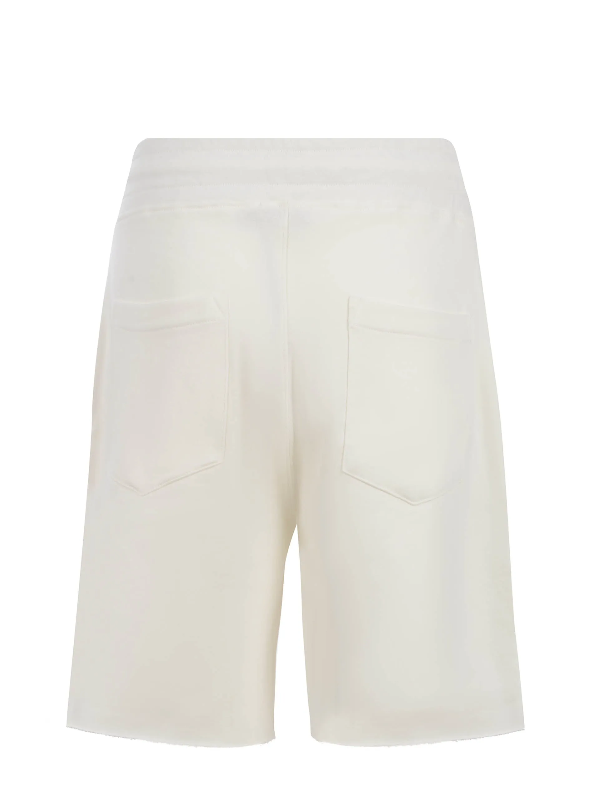 Ih Nom Uh Nit Logo Print Raw Edge Shorts