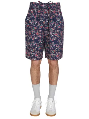 Isabel Marant All-Over Floral Printed Bermuda Shorts