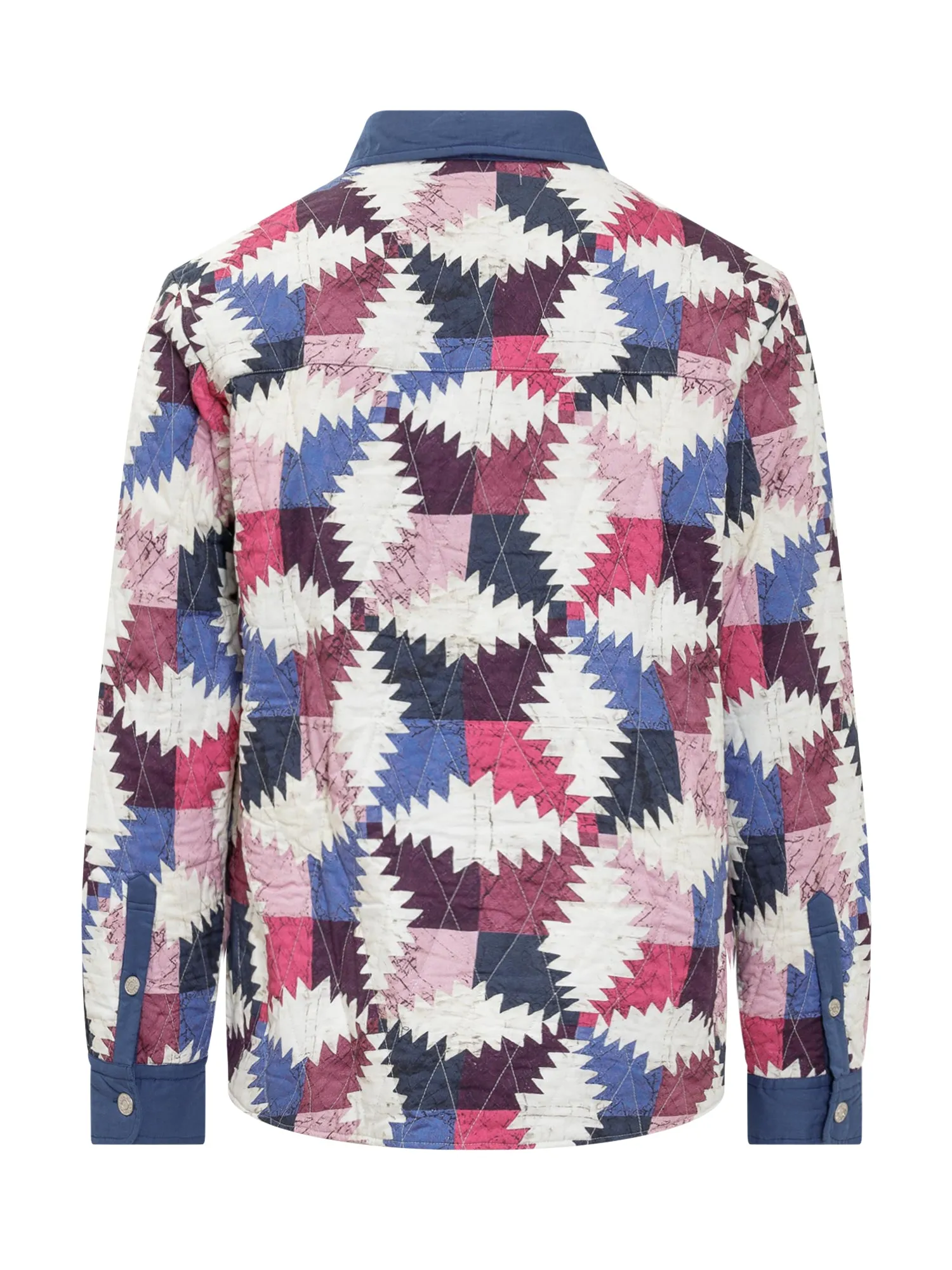 Isabel Marant Hndery Ikat Pattern Quilted Jacket