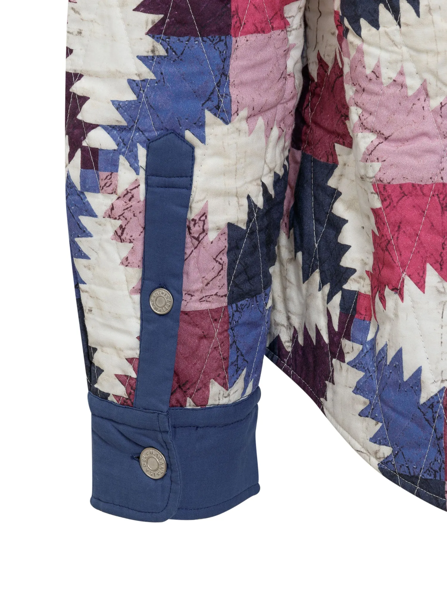 Isabel Marant Hndery Ikat Pattern Quilted Jacket