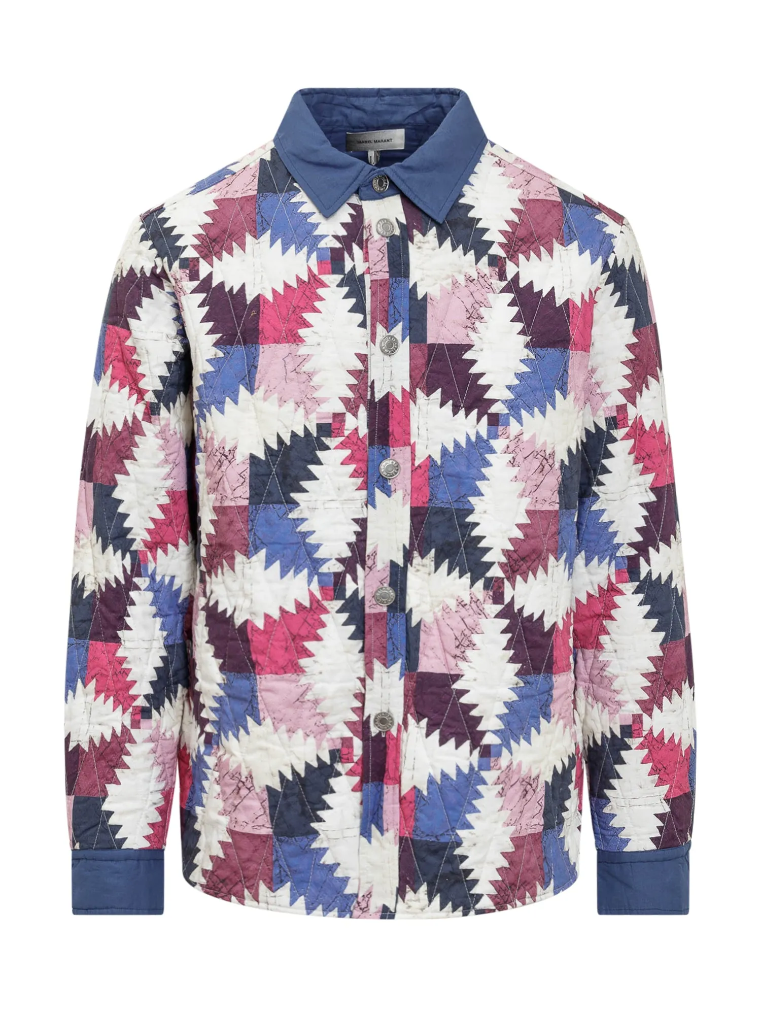 Isabel Marant Hndery Ikat Pattern Quilted Jacket