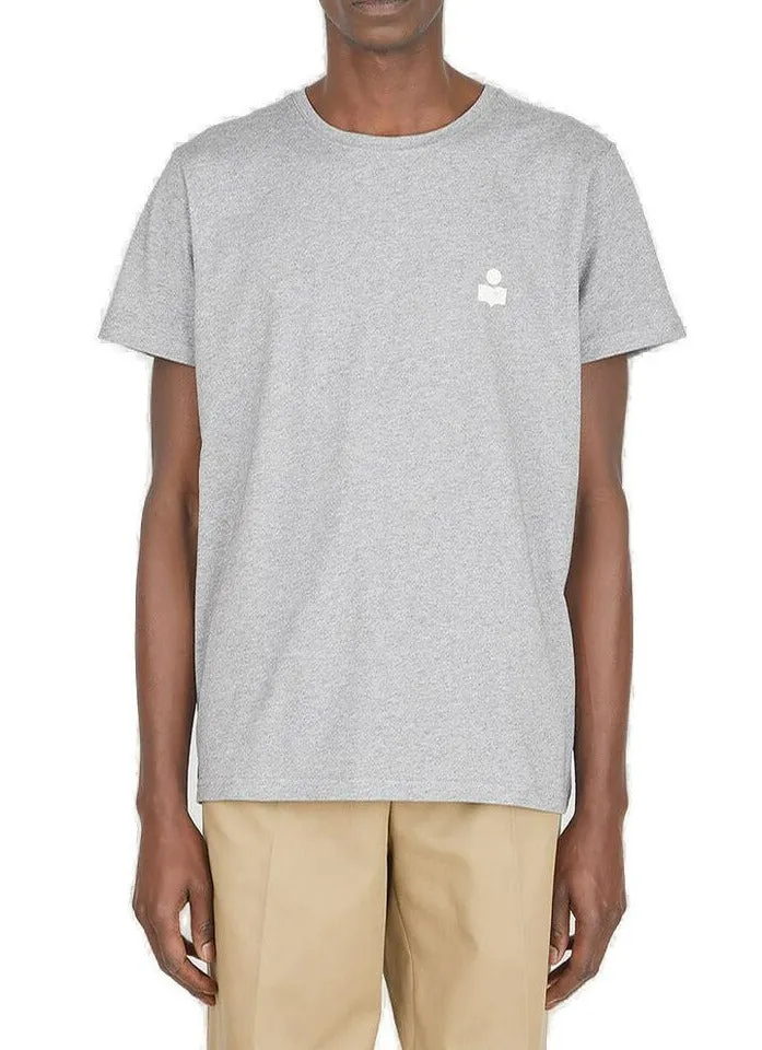 Isabel Marant Logo Print Crewneck T-Shirt