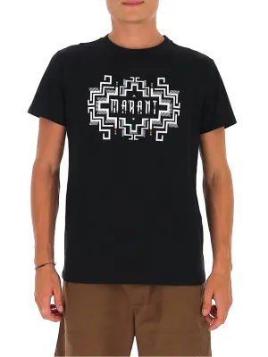 Isabel Marant Printed Crew Neck T-Shirt