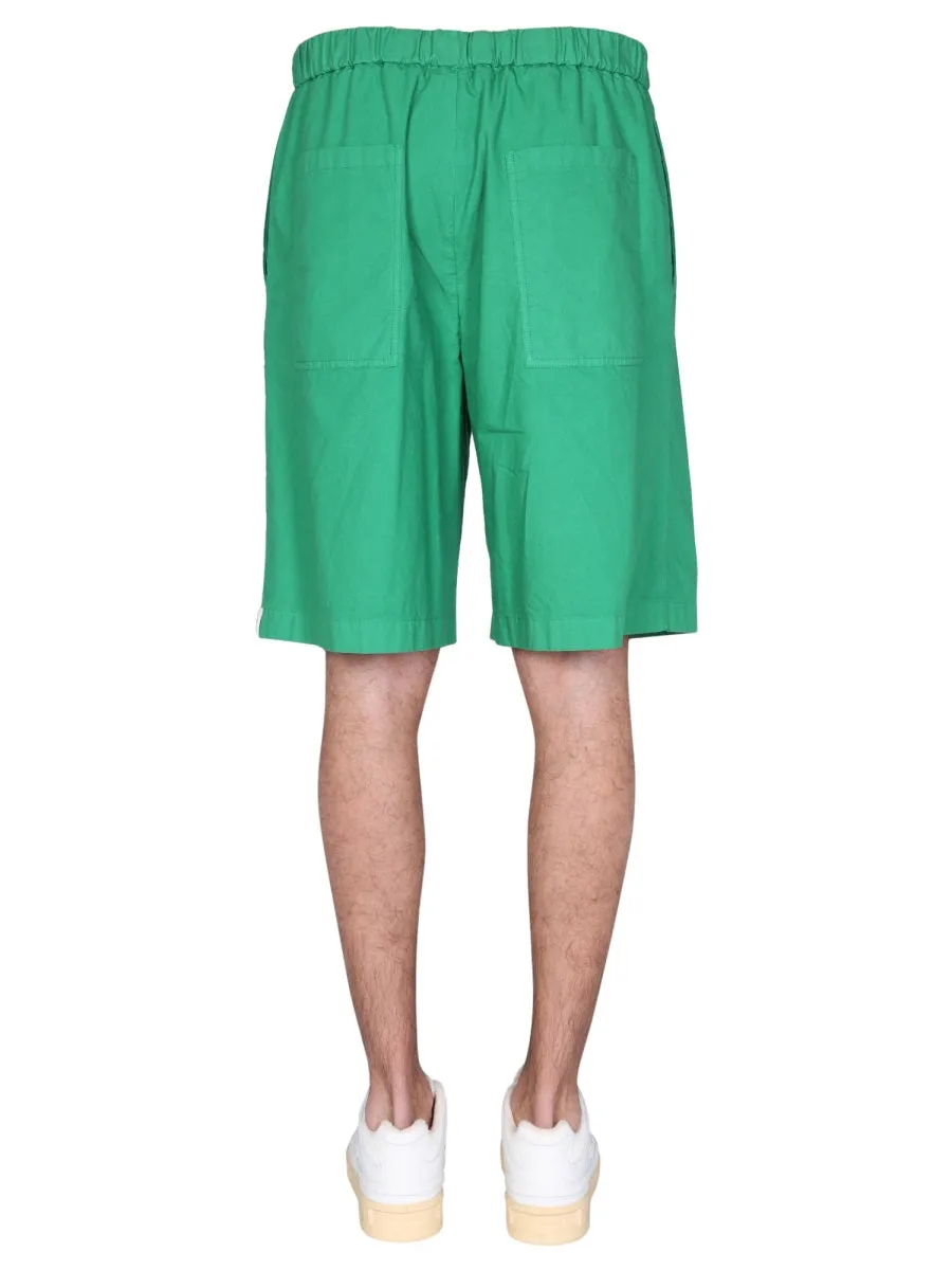 Jil Sander High Waist Knee-Length Shorts
