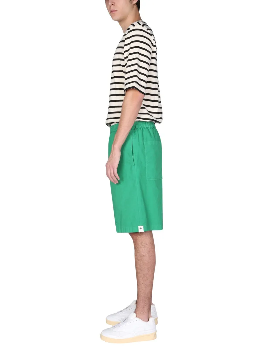 Jil Sander High Waist Knee-Length Shorts