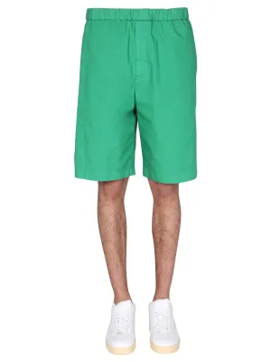 Jil Sander High Waist Knee-Length Shorts