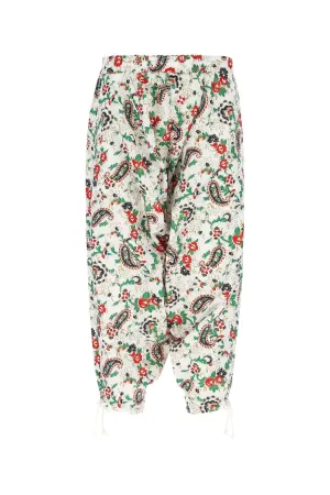 Junya Watanabe Paisley Printed Wide Leg Pants