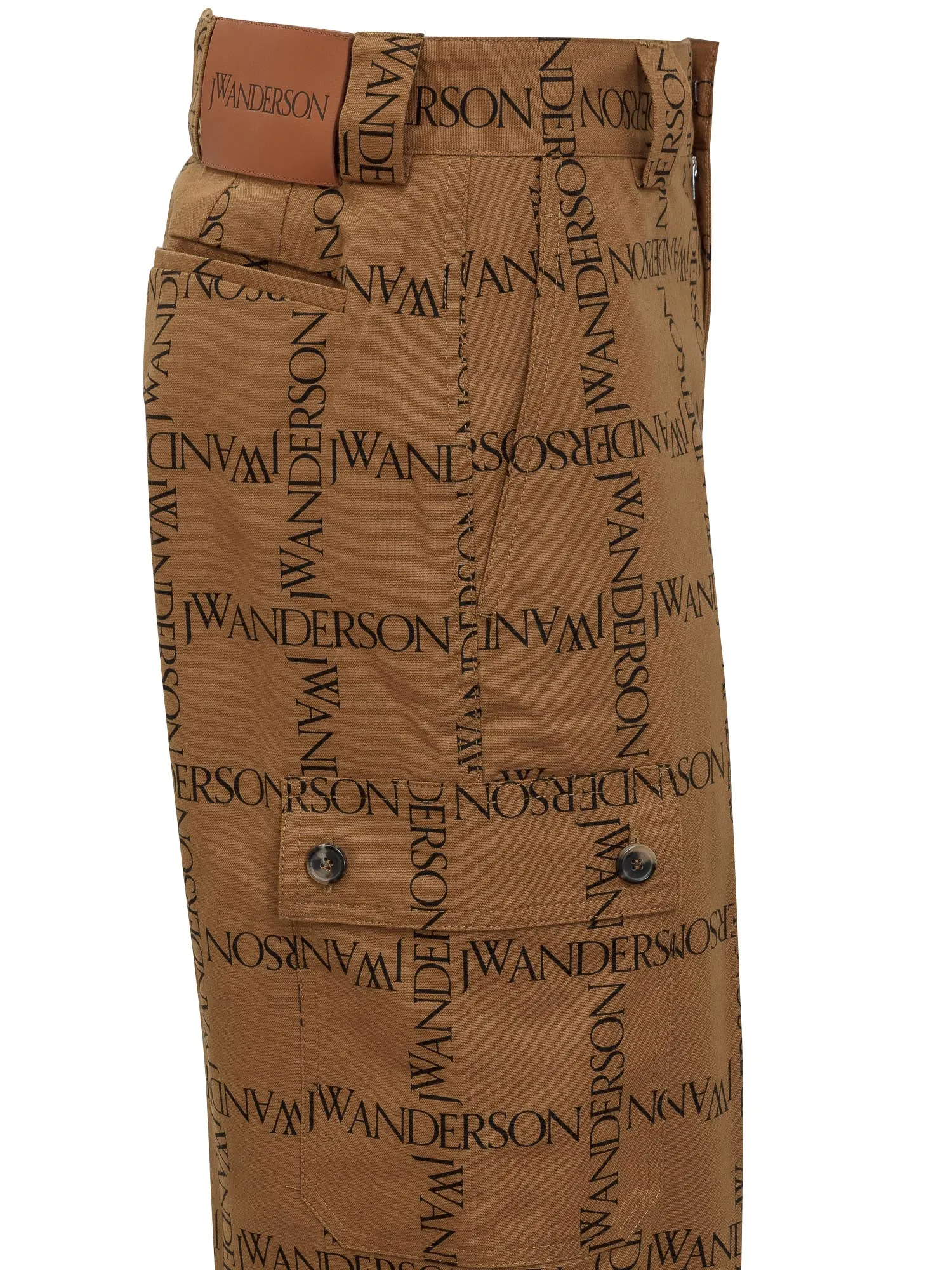 JW Anderson Allover Logo Print Trousers