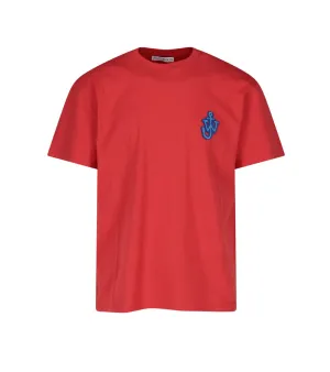 JW Anderson Logo Embroidered Crewneck T-Shirt