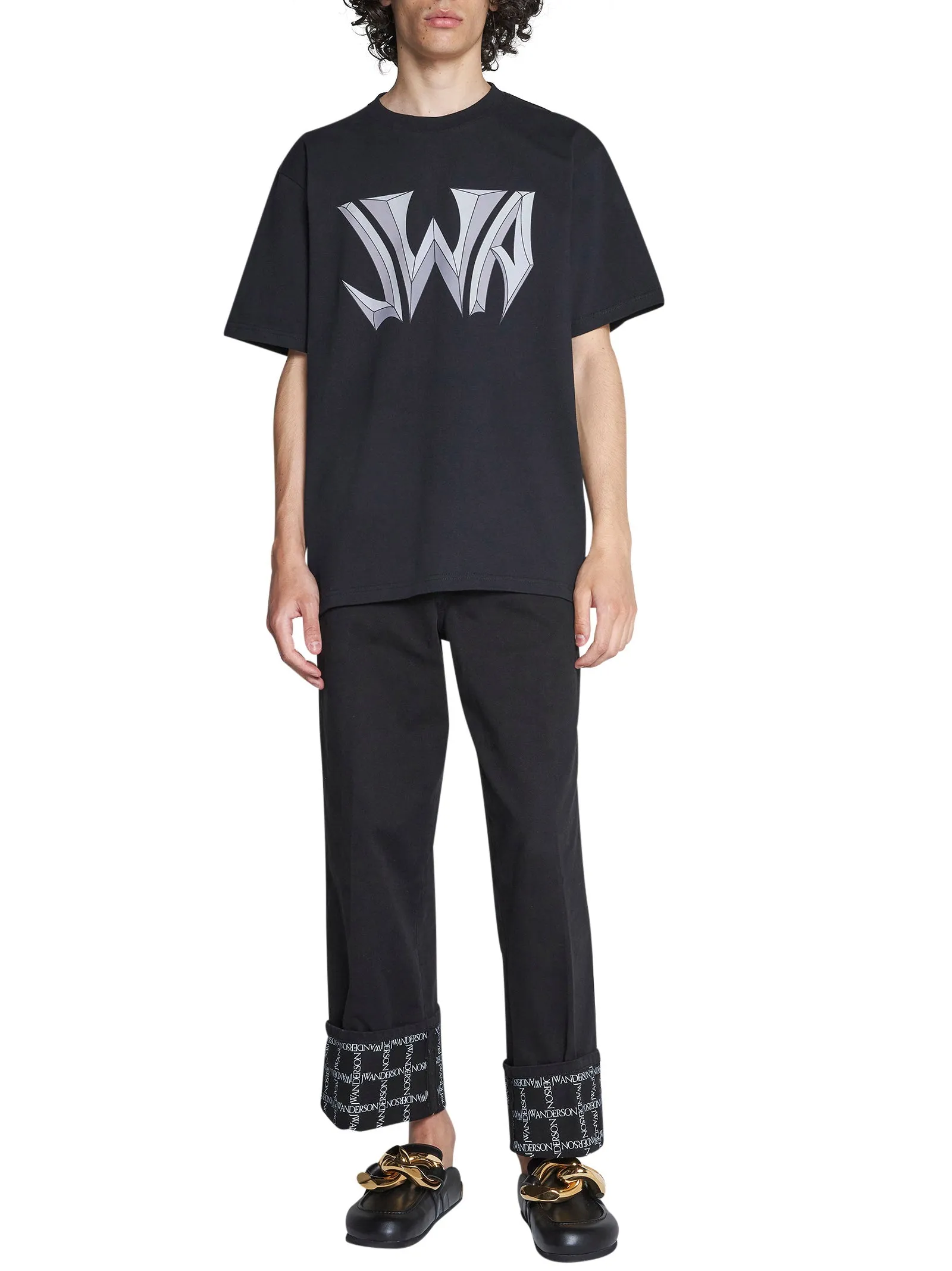 JW Anderson Logo Printed Crewneck T-Shirt