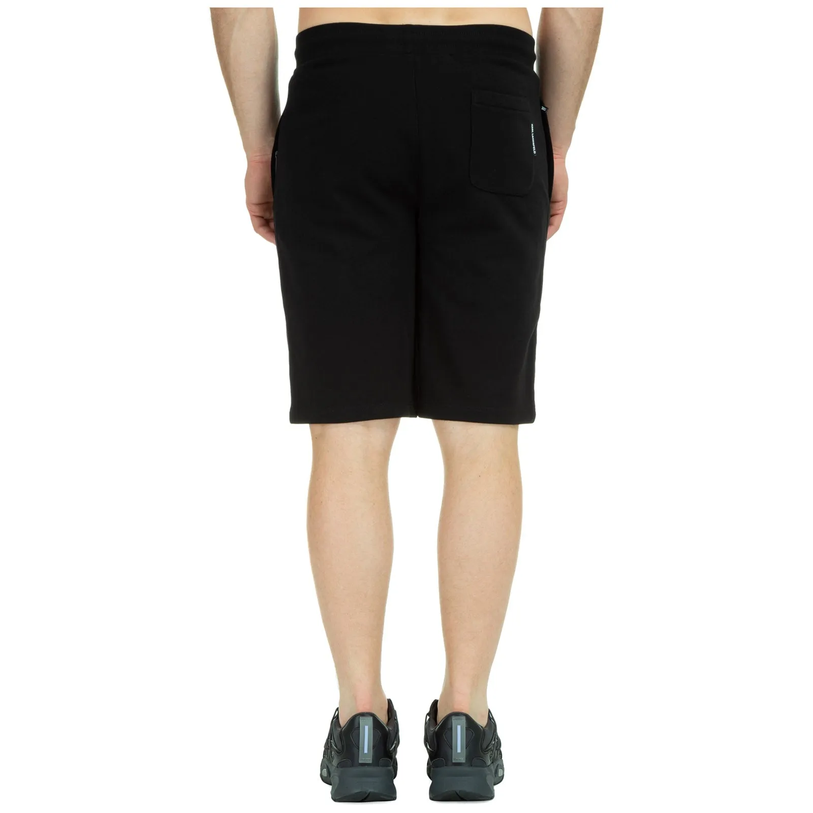 Karl Lagerfeld Graphic-Logo Print Drawstring Shorts