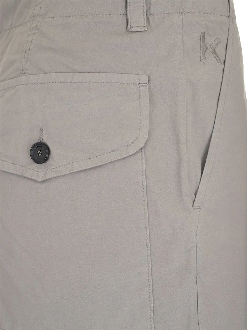 Kenzo Mid-Rise Chino Shorts