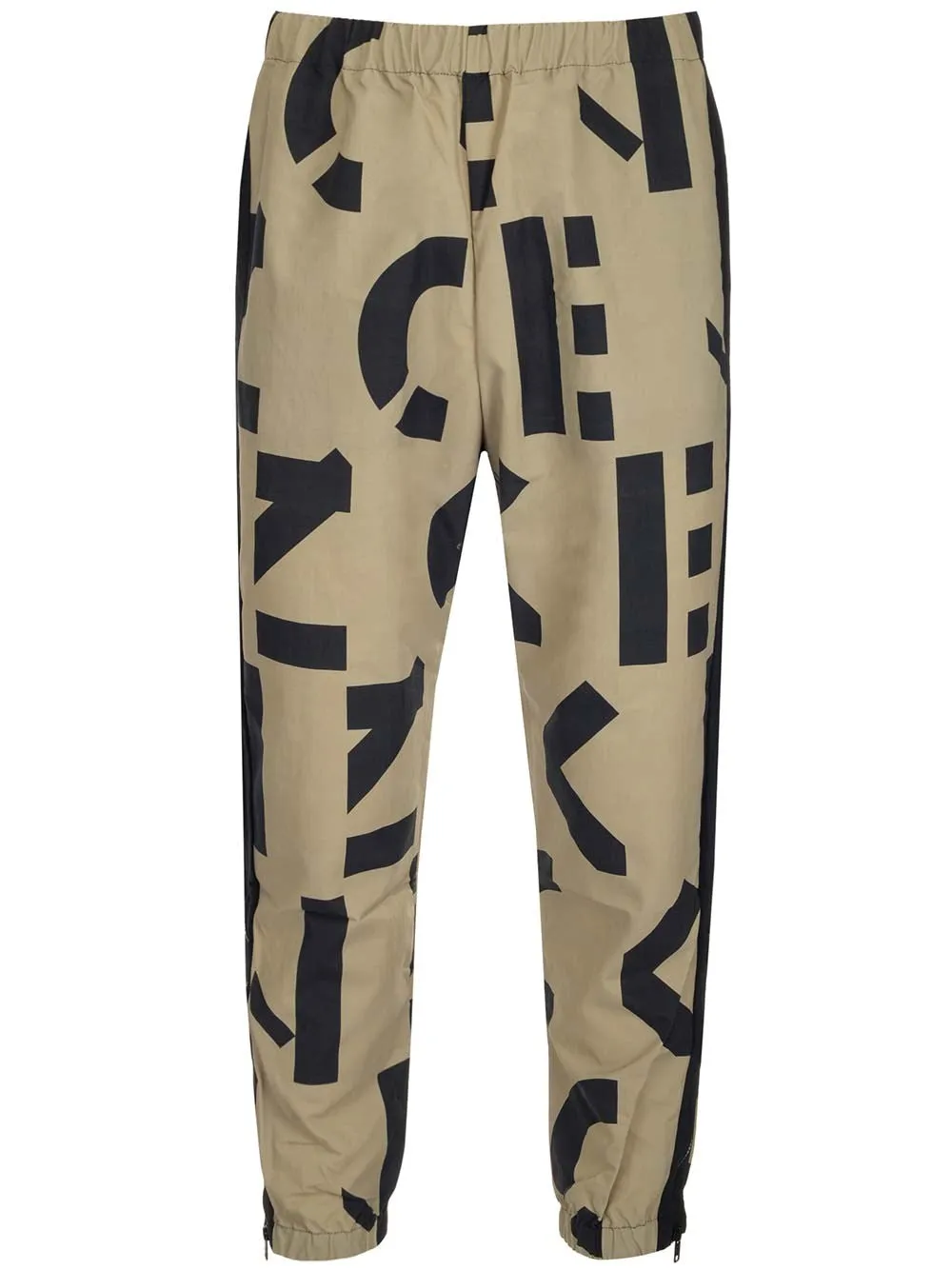 Kenzo Monogram Printed Elastic Waist Trousers