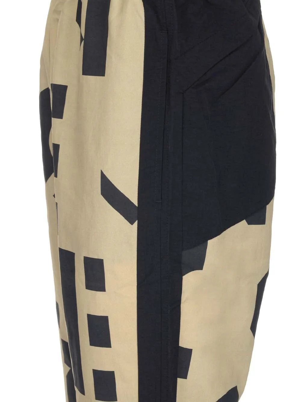 Kenzo Monogram Printed Elastic Waist Trousers