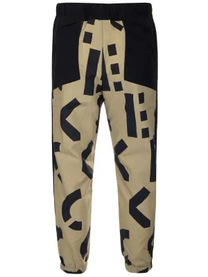 Kenzo Monogram Printed Elastic Waist Trousers
