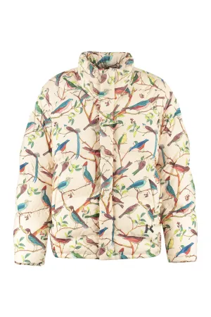 Kenzo Tapestry Of Birds Printed Puffer Jacket