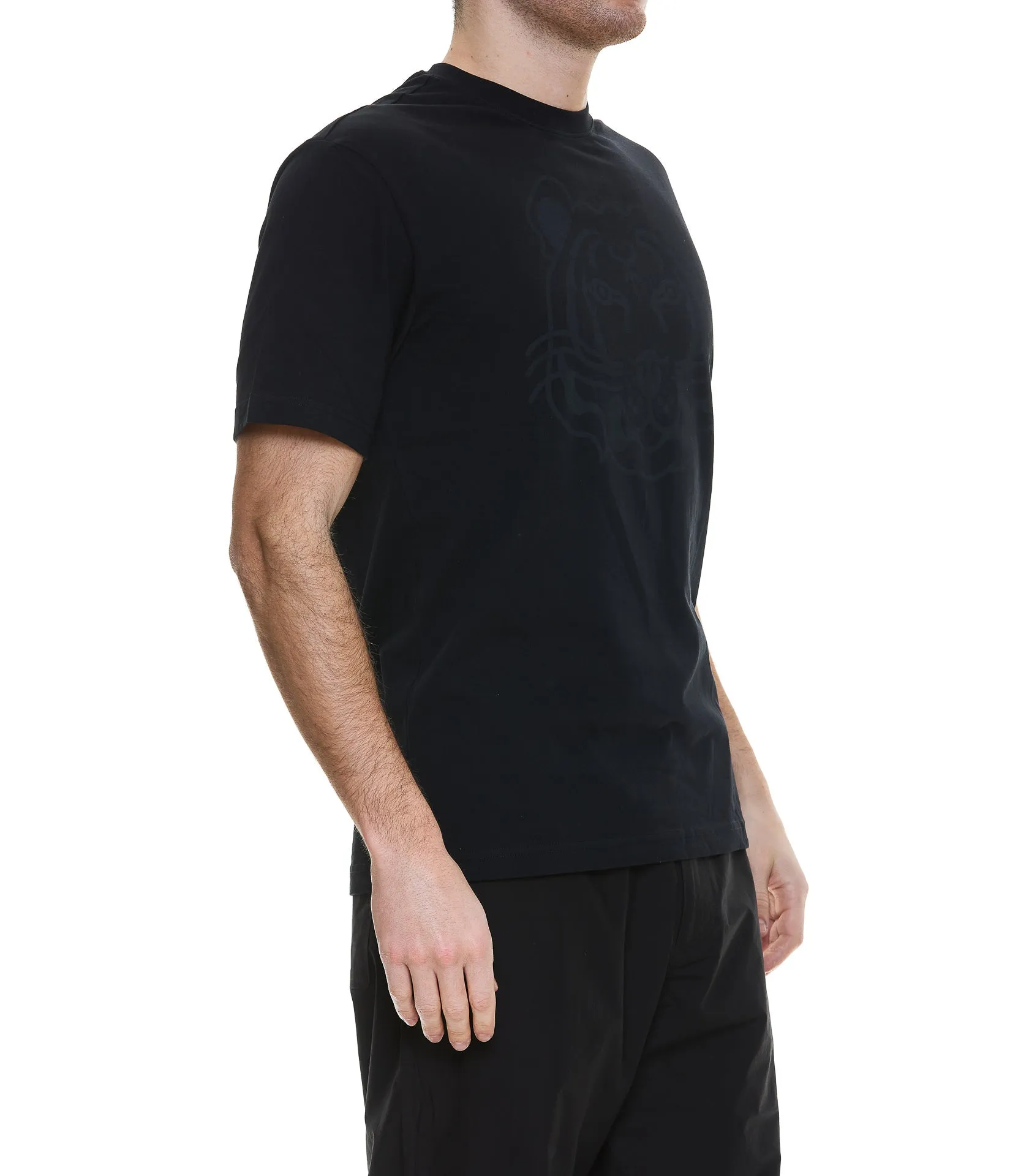 Kenzo Tiger Detailed Crewneck T-Shirt