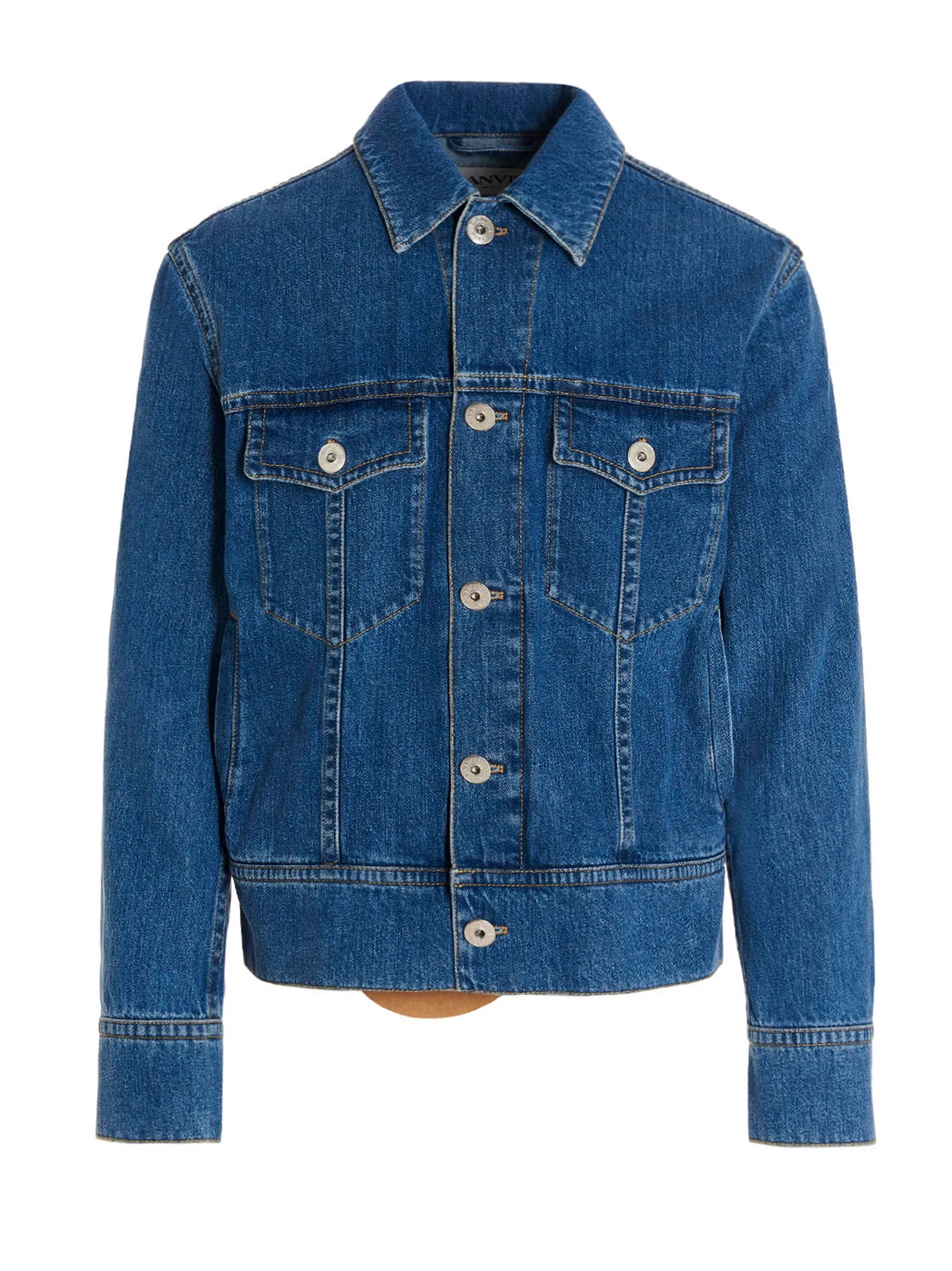 Lanvin Classic Long-Sleeved Denim Jacket