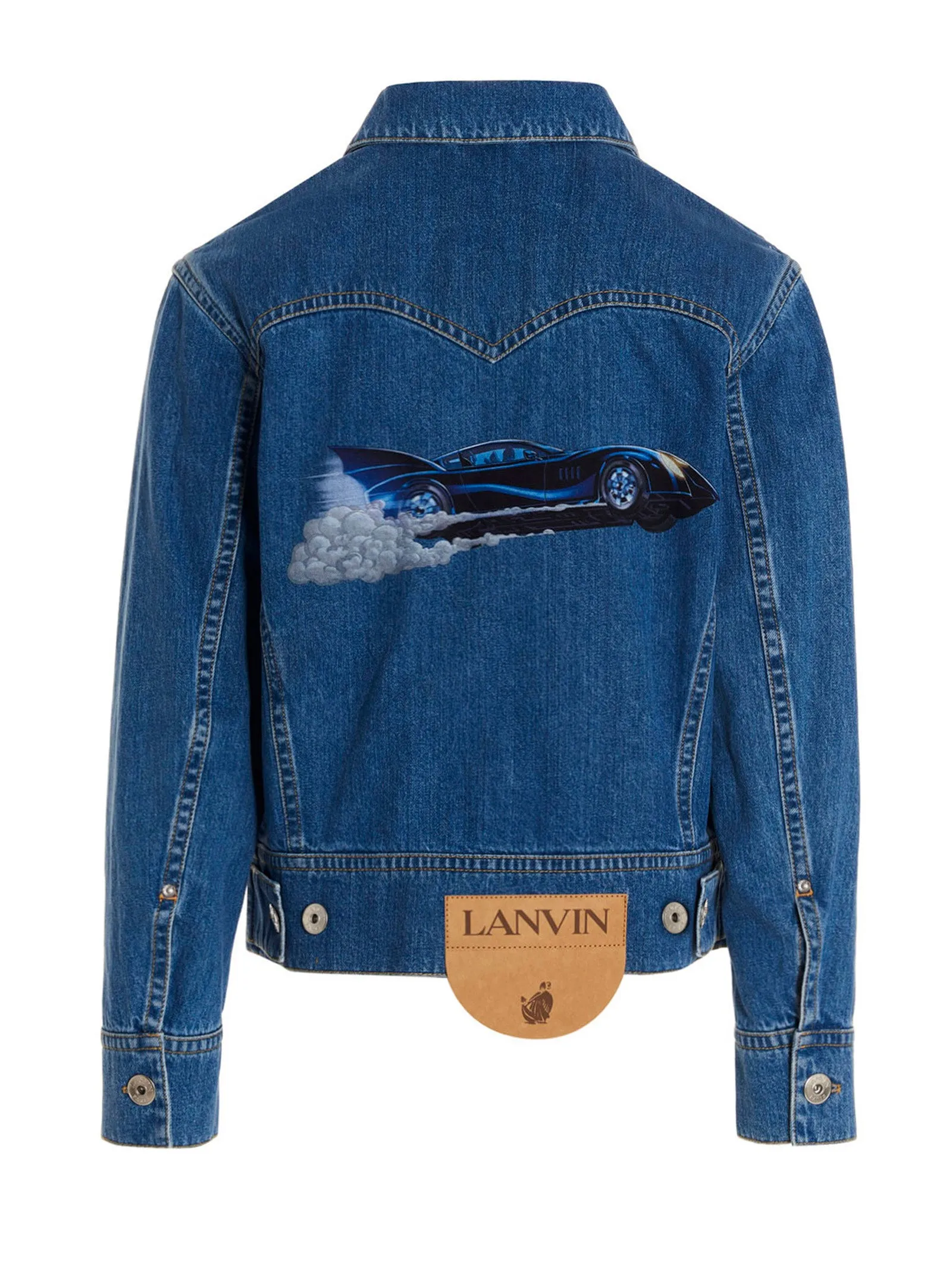 Lanvin Classic Long-Sleeved Denim Jacket