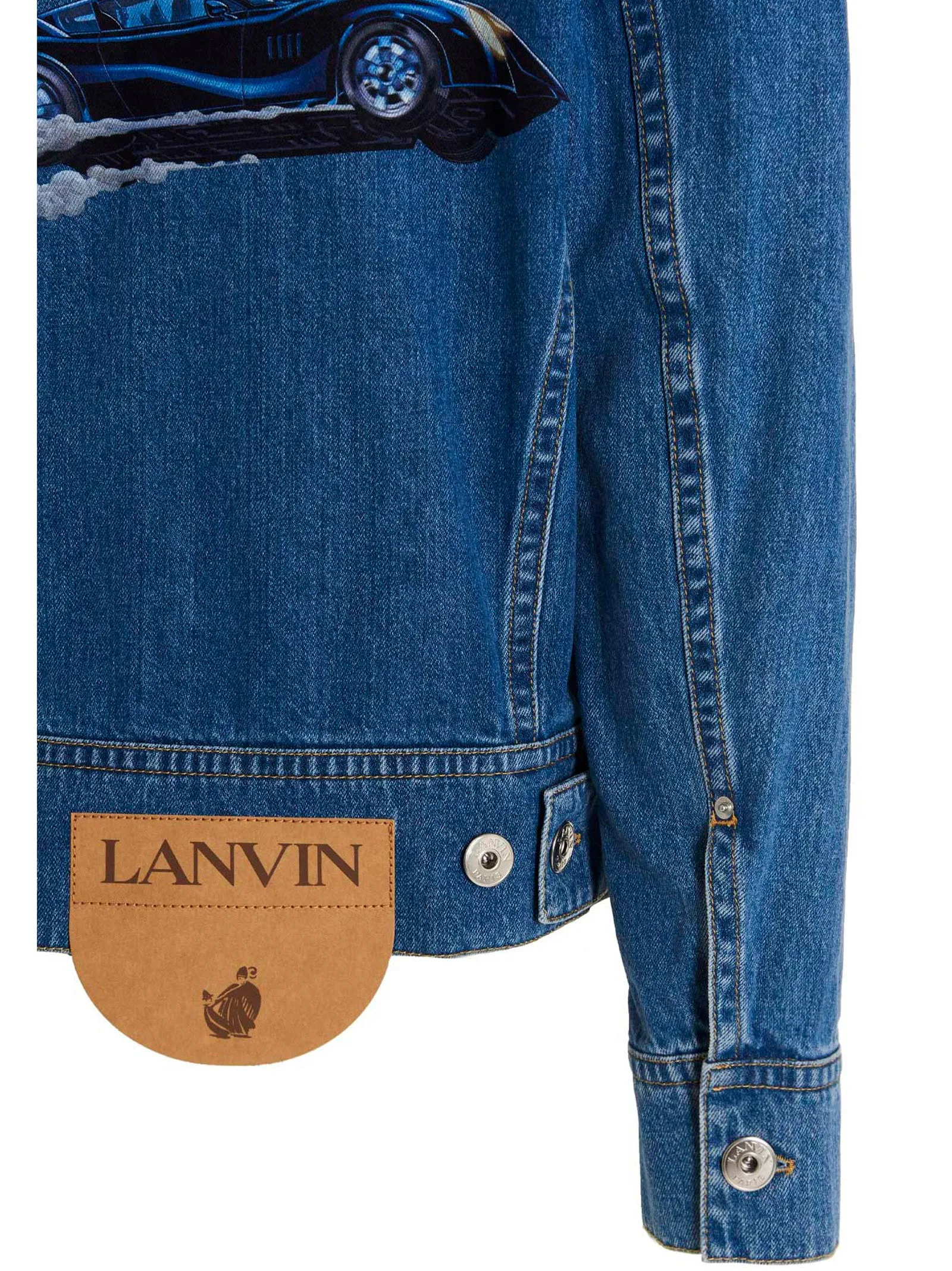 Lanvin Classic Long-Sleeved Denim Jacket