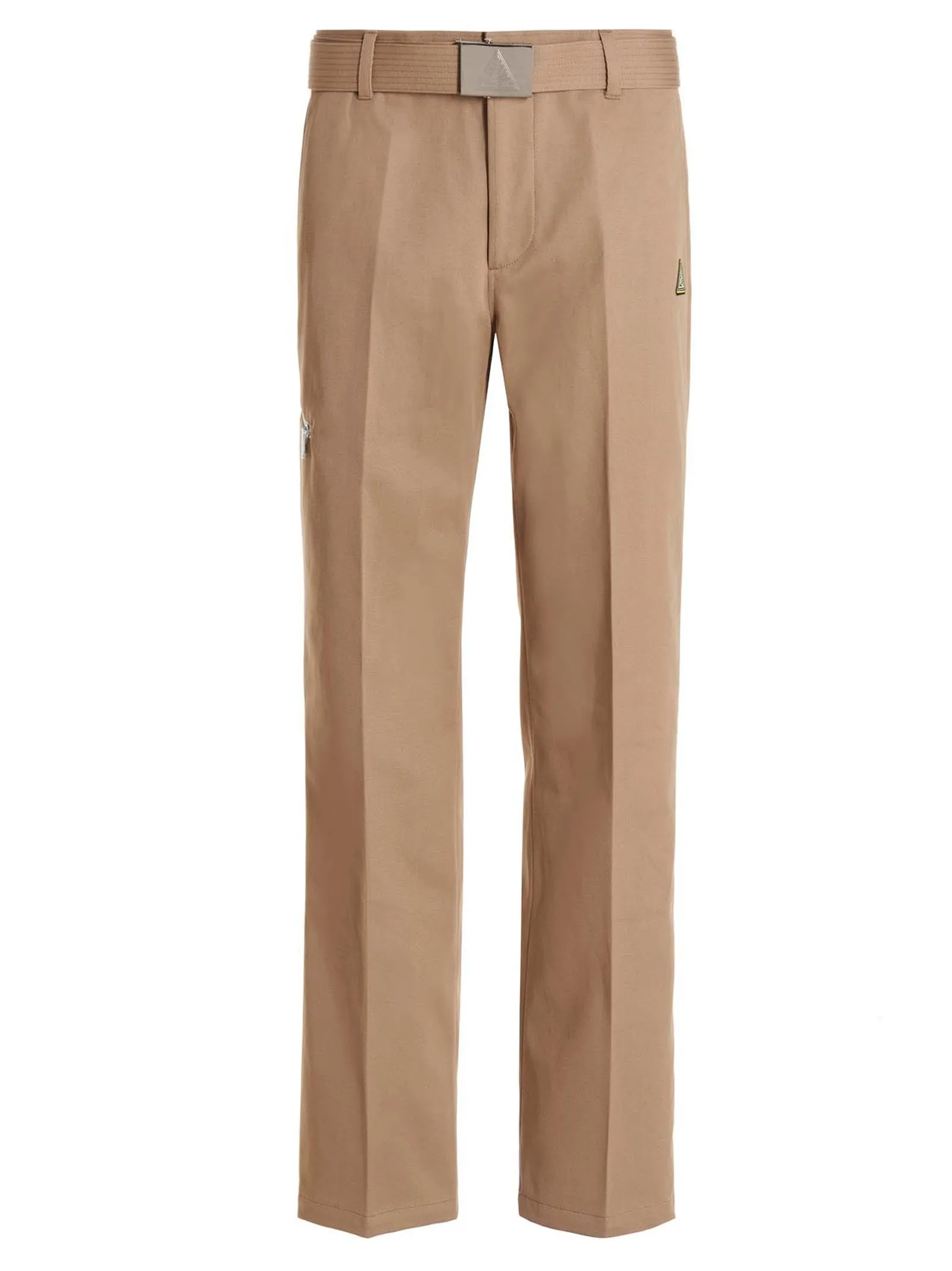Lanvin Triangle Logo Engraved Straight Cut Pants