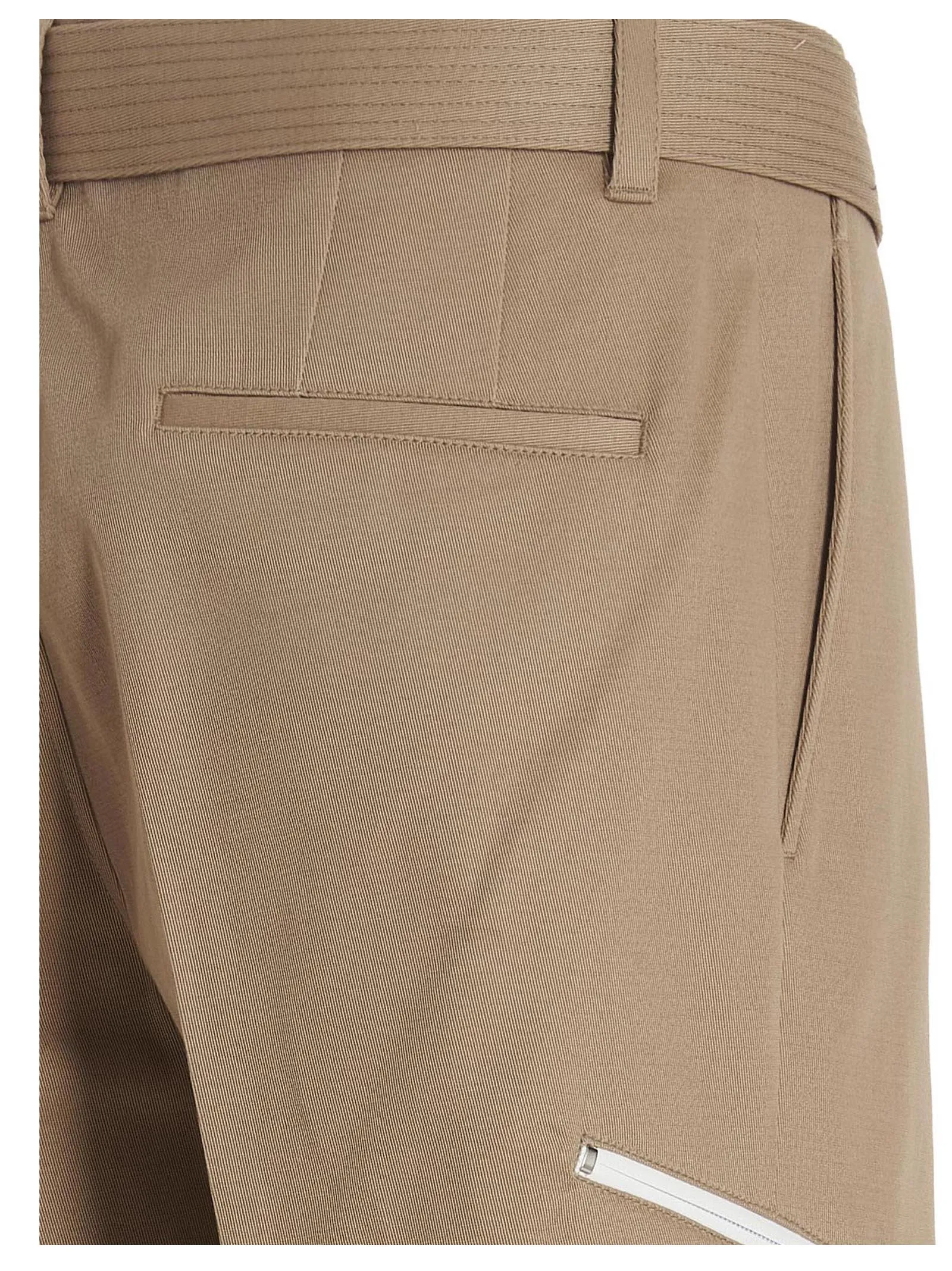 Lanvin Triangle Logo Engraved Straight Cut Pants