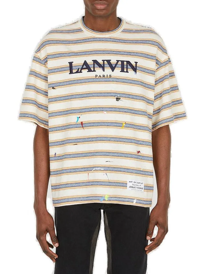 Lanvin X Gallery Dept. Logo Embroidered T-Shirt