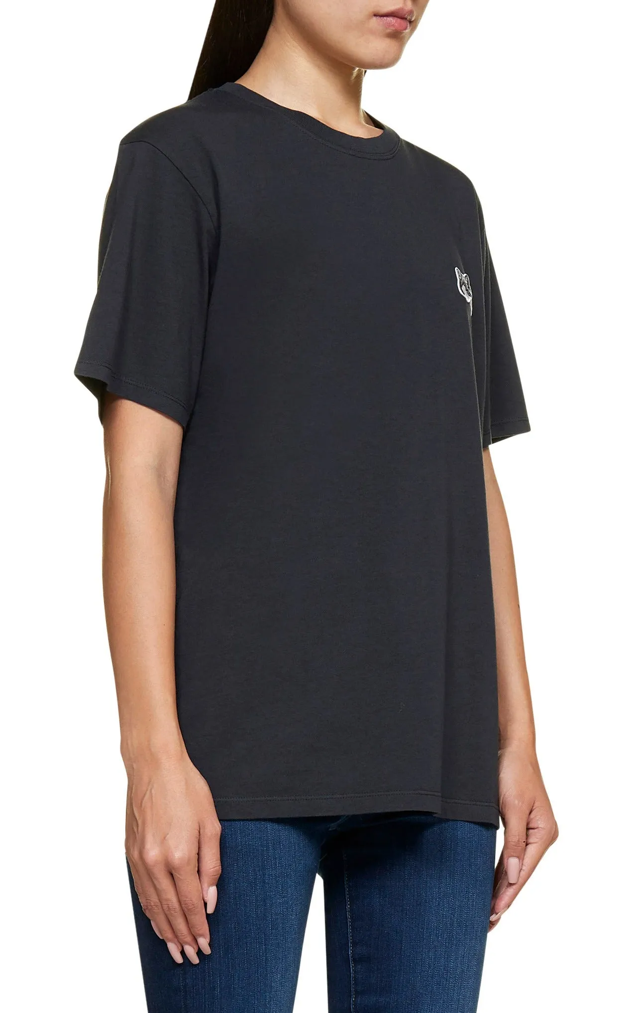 Maison Kitsun Double Fox Head Patch T-Shirt