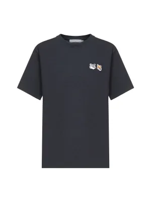 Maison Kitsun Double Fox Head Patch T-Shirt