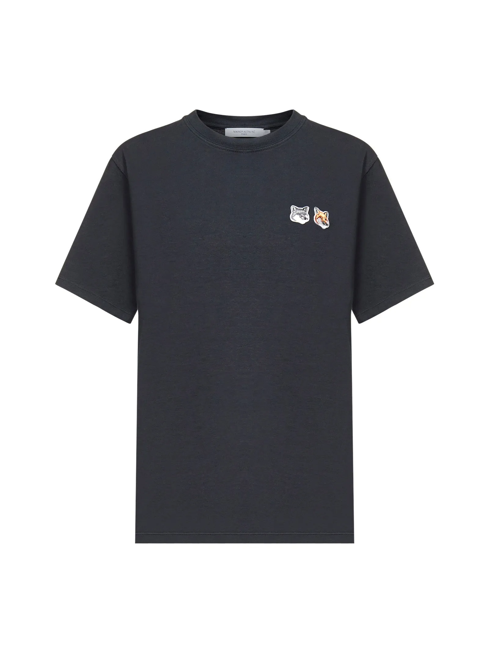Maison Kitsun Double Fox Head Patch T-Shirt