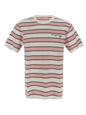 Maison Kitsun Oly Striped Classic T-Shirt