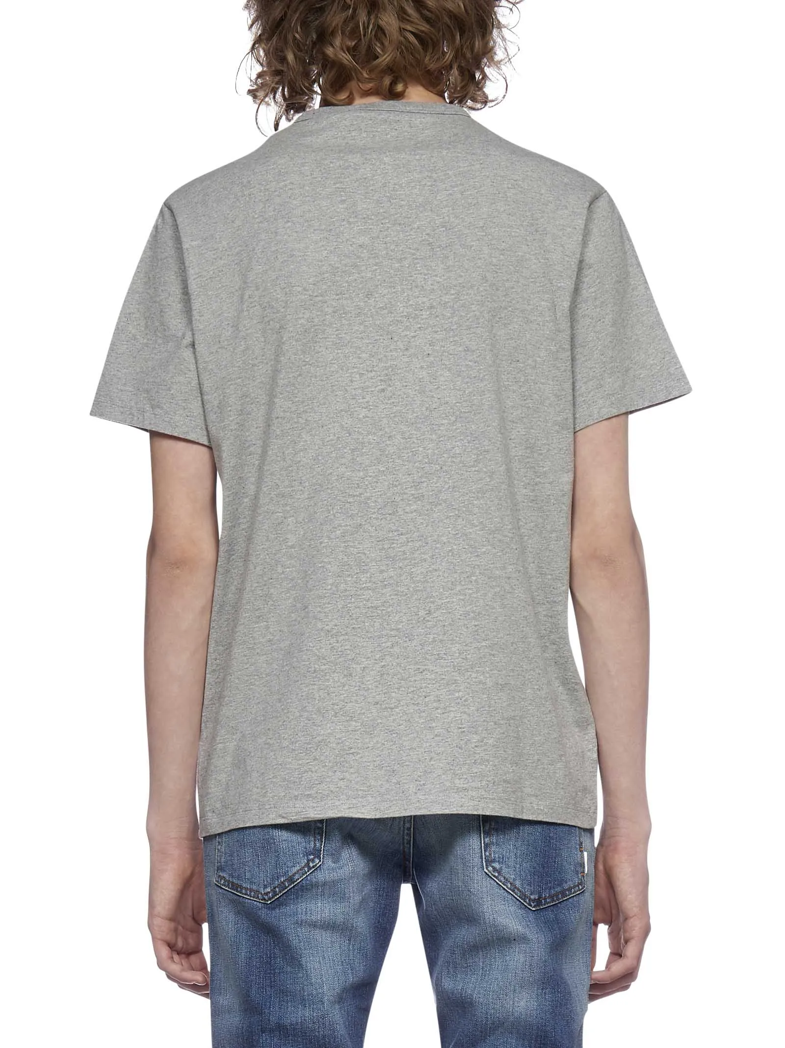 Maison Kitsun Tricolor Fox Patch Pocket T-Shirt