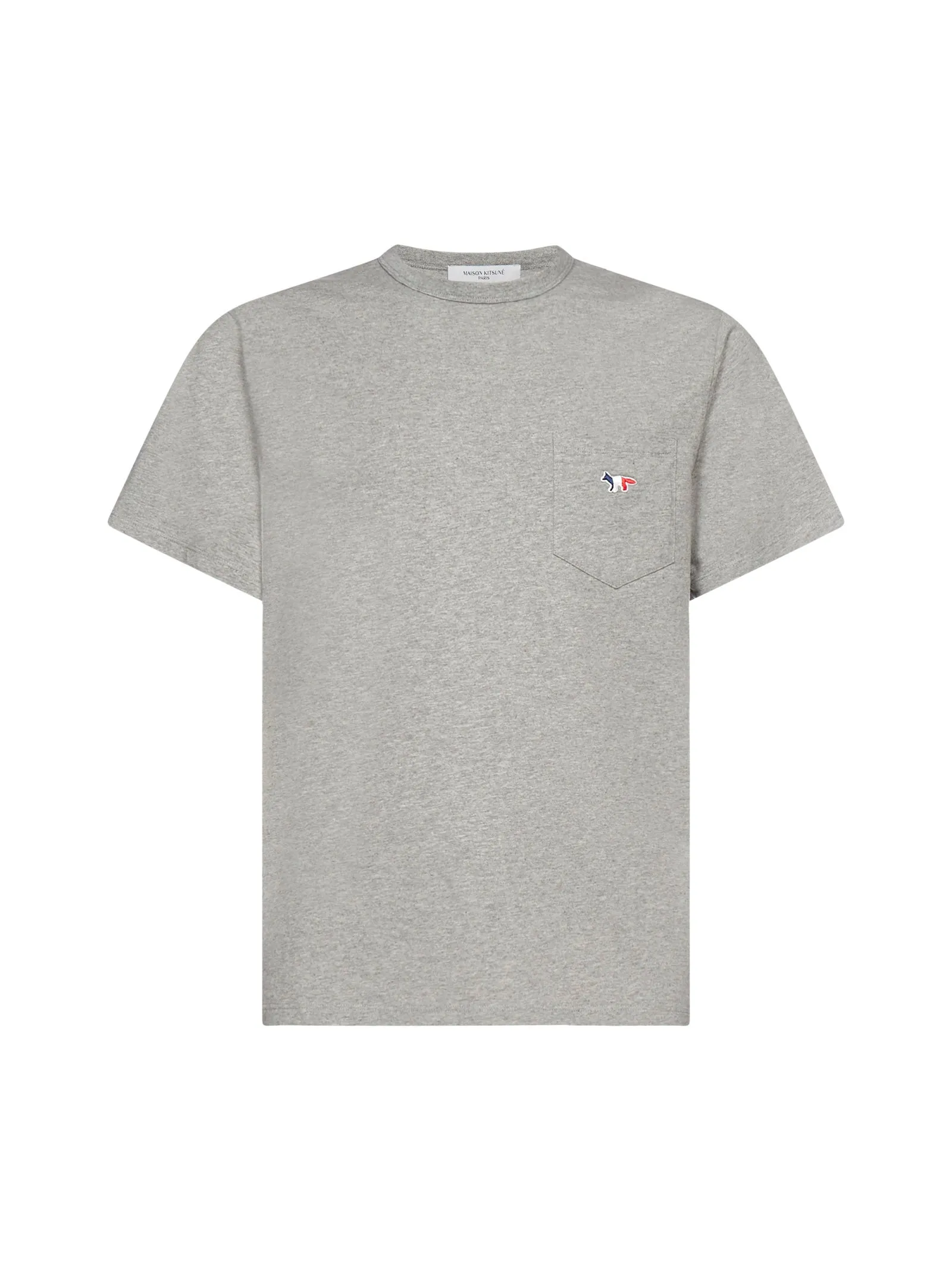 Maison Kitsun Tricolor Fox Patch Pocket T-Shirt