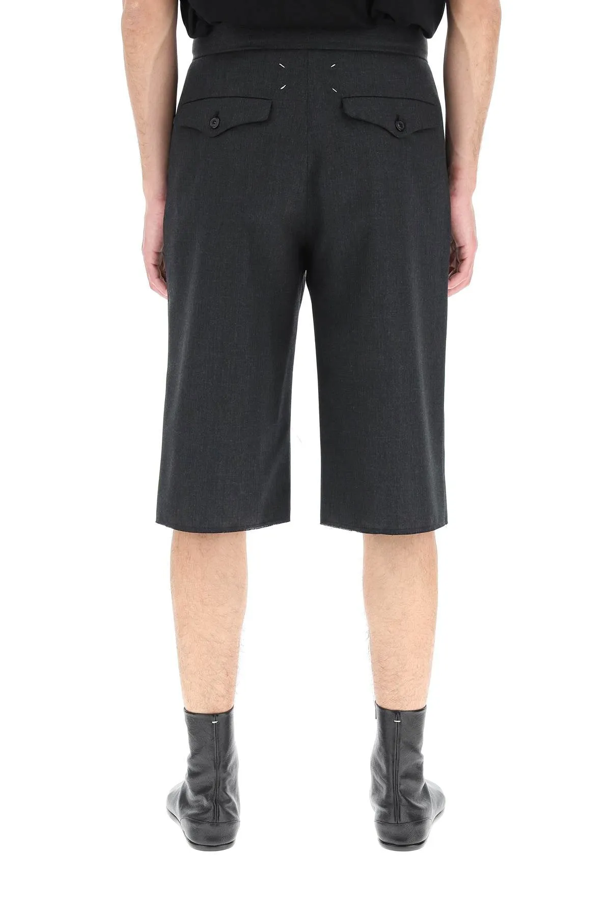 Maison Margiela Belted Waist Knee-Length Shorts