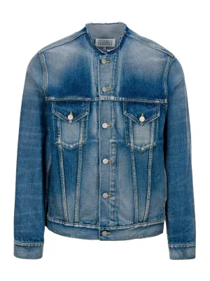 Maison Margiela Collarless Denim Jacket