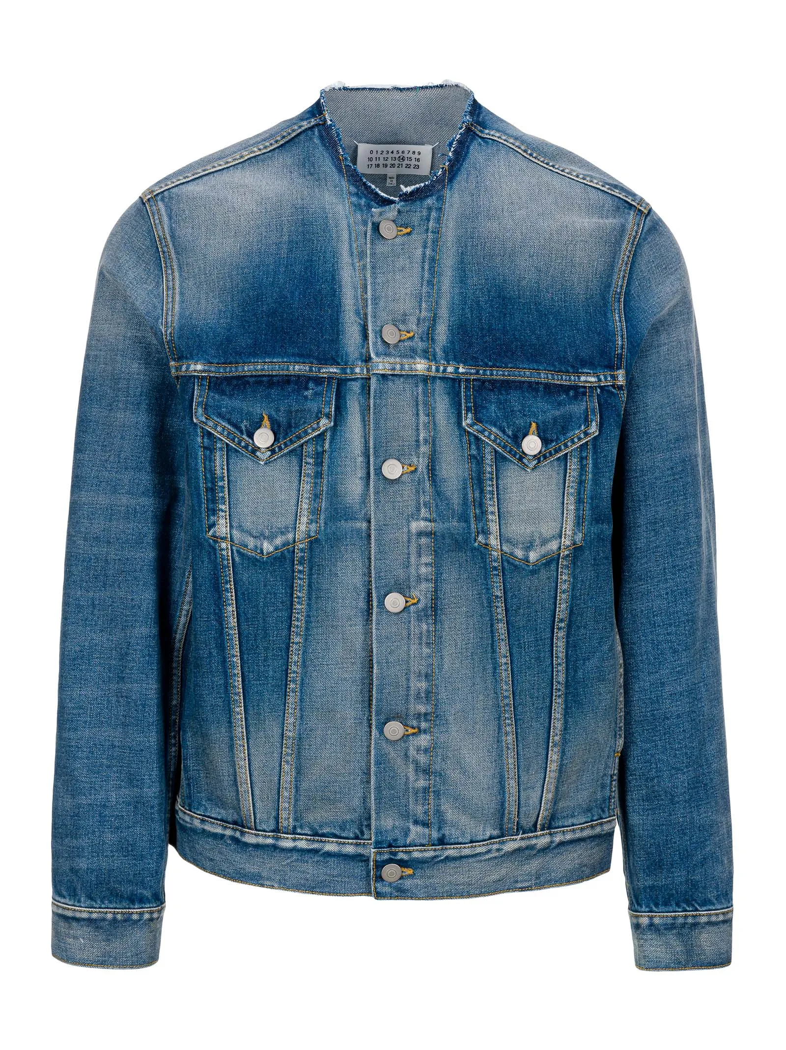 Maison Margiela Collarless Denim Jacket